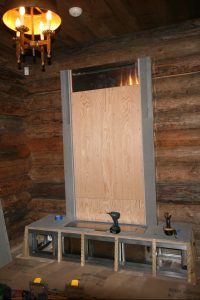 Log Cabin Waterfall Progress