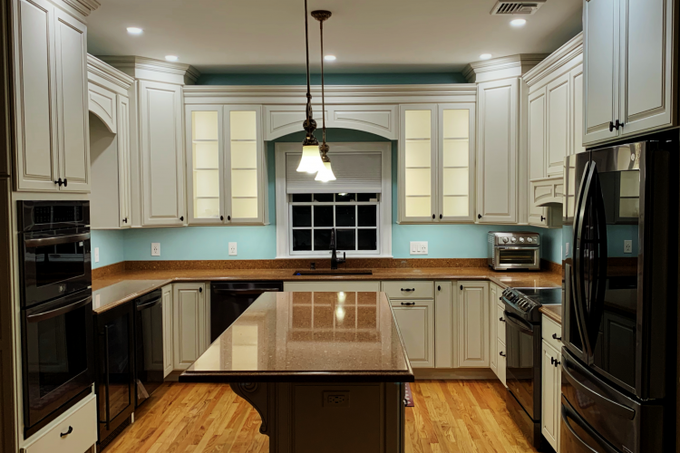 Hand Built Cabinetry Kitchen Remodel by New Dimension Construction project photo