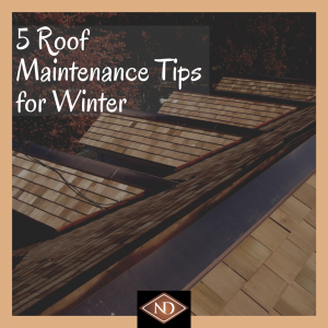 5 Roof Maintenance Tips for winter