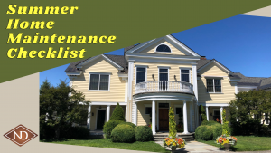 Summer home maintenance checklist