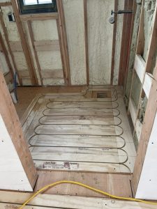 radiant floor installation